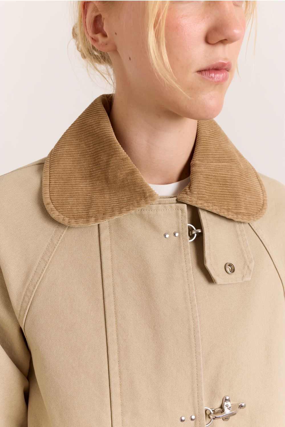 Antoine Barn Jacket - Light Stone
