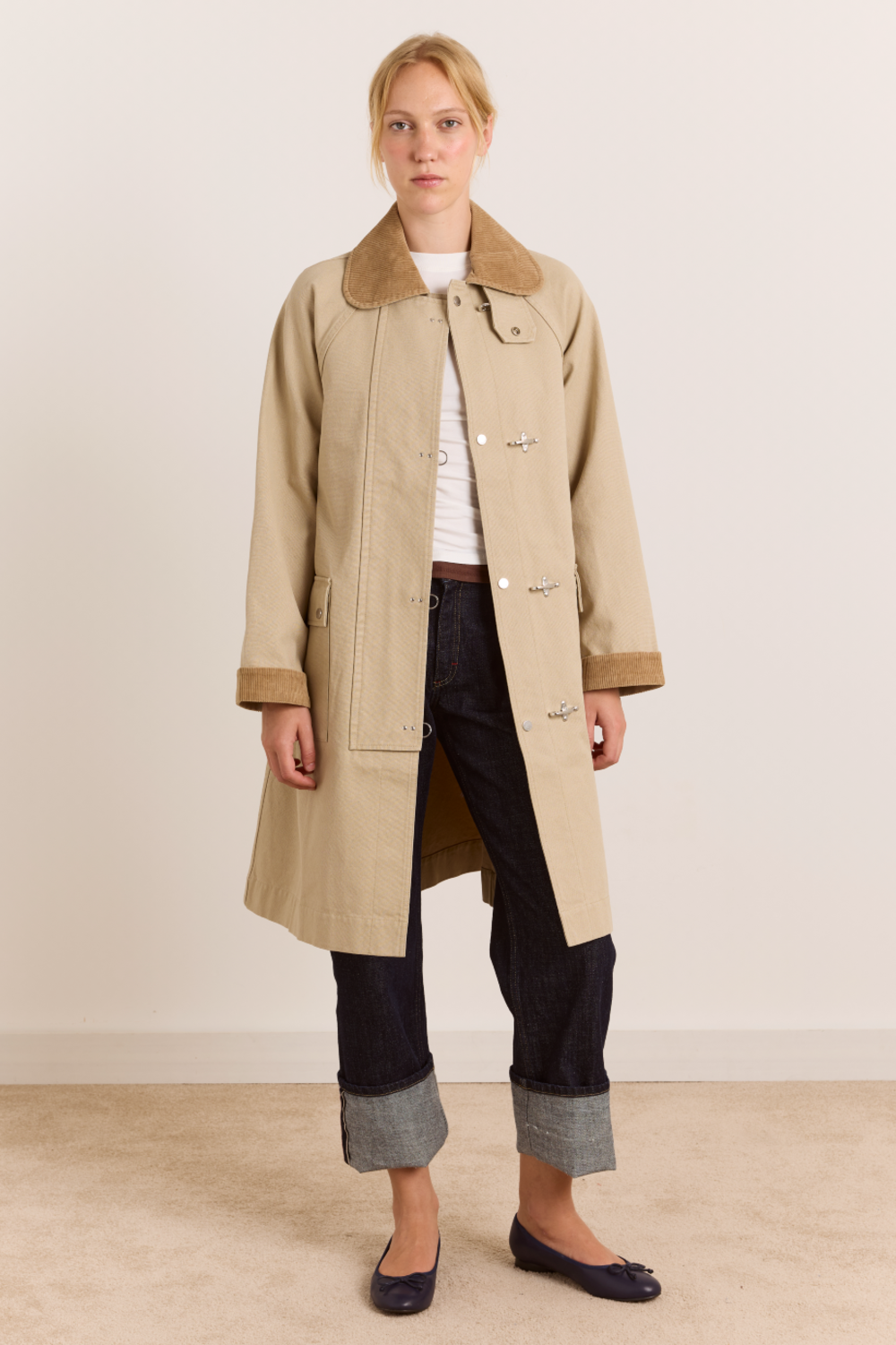 Antoine Barn Jacket - Light Stone