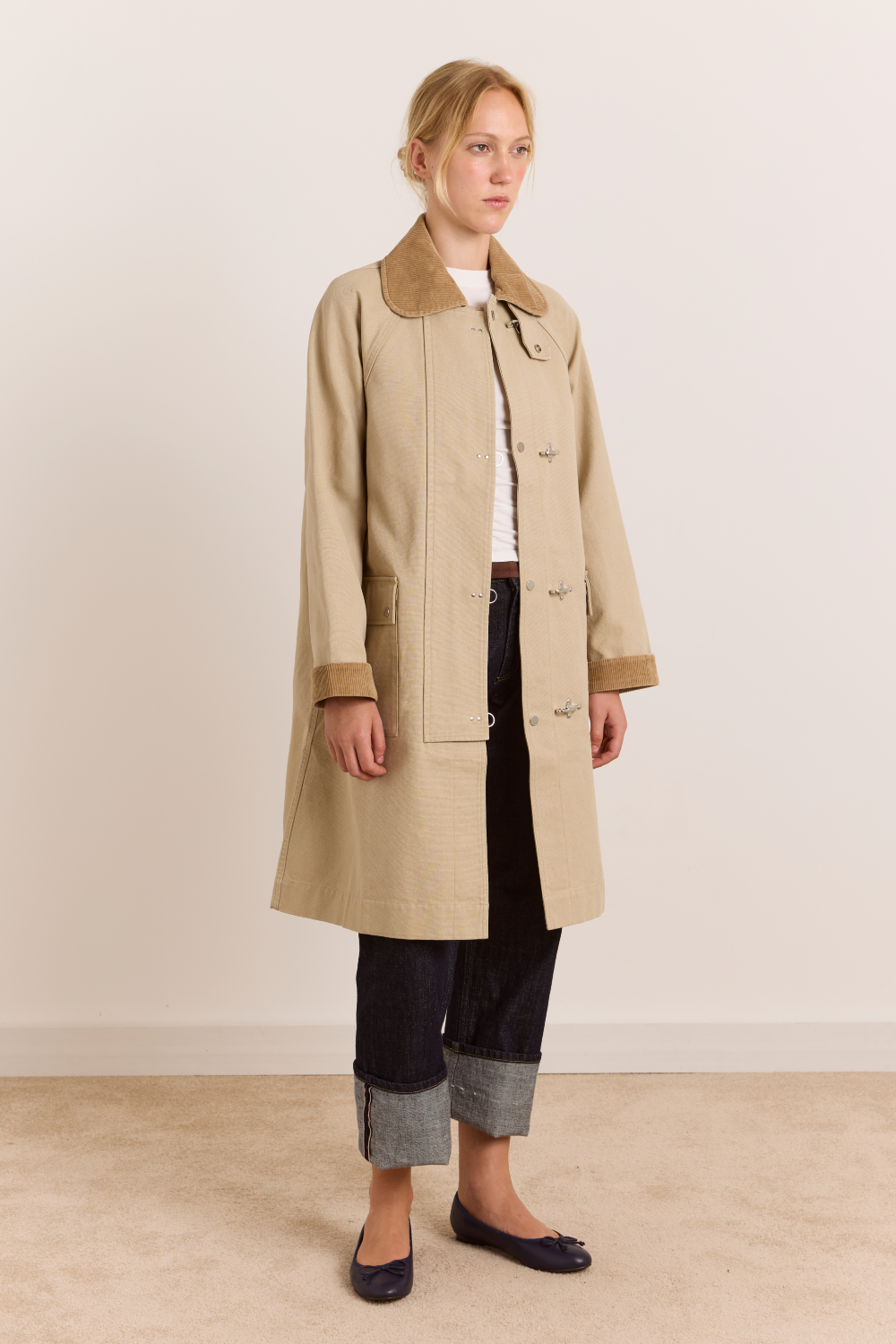 Antoine Barn Jacket - Light Stone