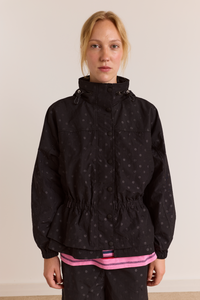 Athena Raincoat- Black Spot