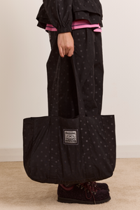 Athena Tote Bag - Black Spot