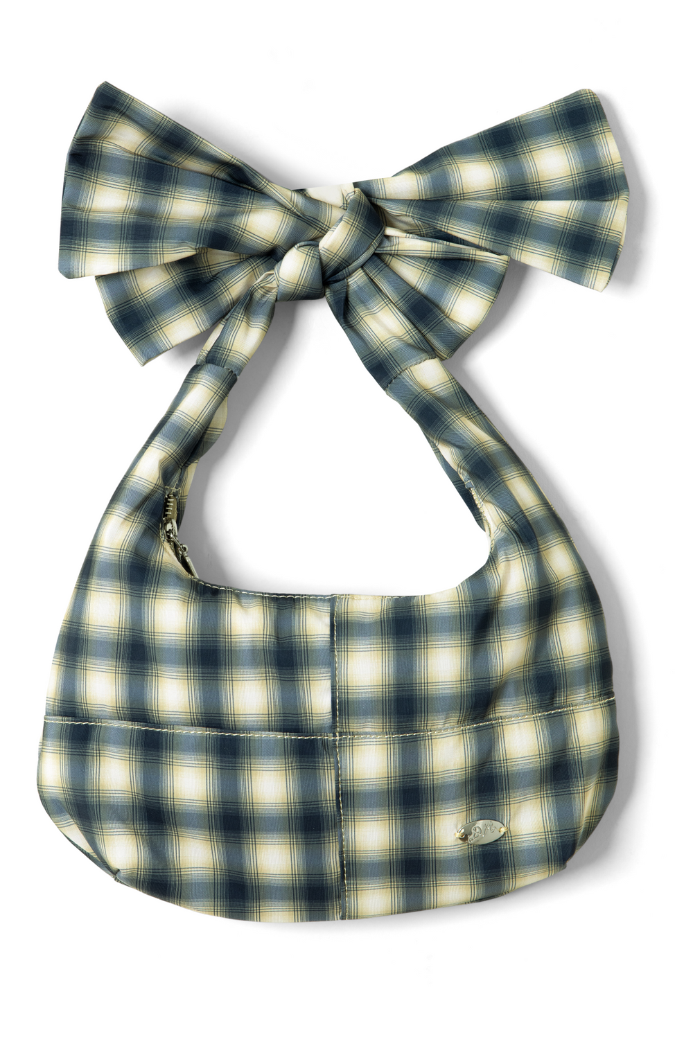 Roo Tie Bag In Cardamon Check