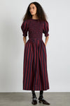 bluebelle midi dress - red/navy