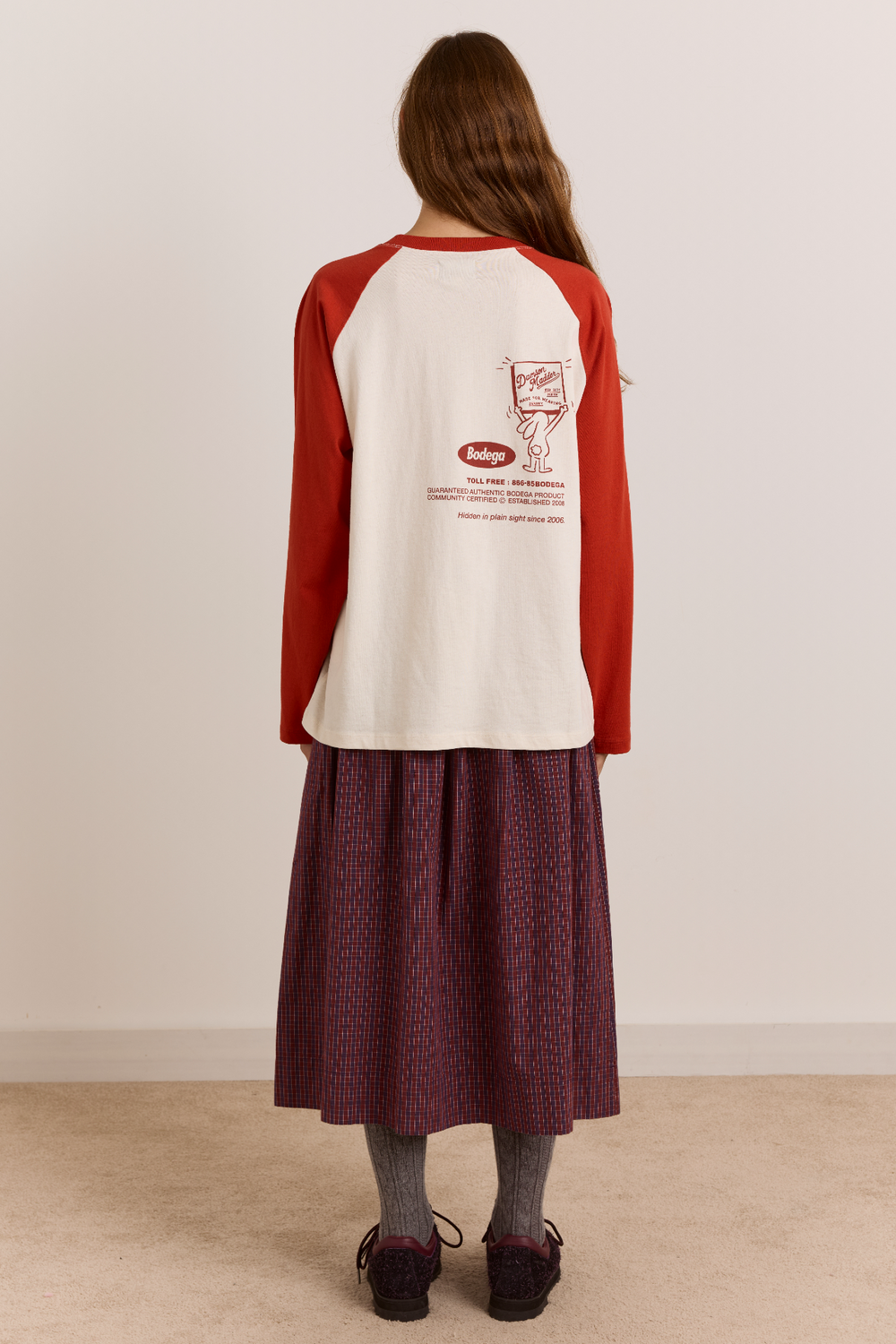 Good Time Bodega Baseball Raglan Tee - Red