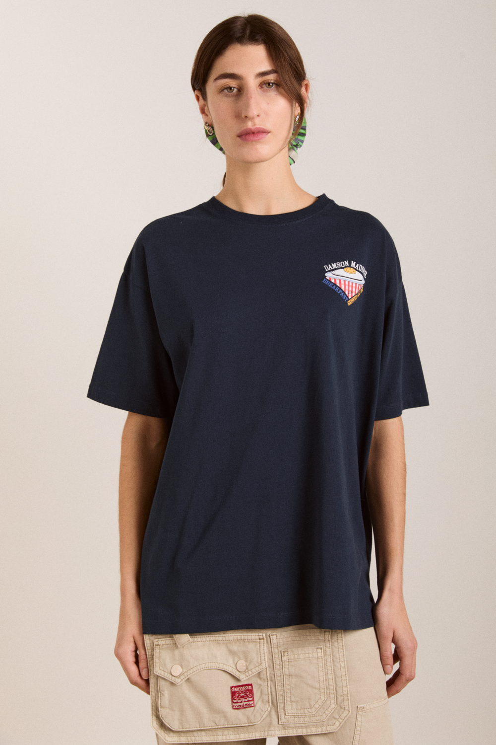 all day breakfast tee - navy