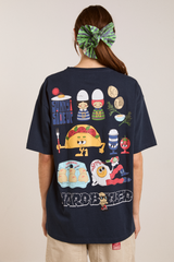 all day breakfast tee - navy