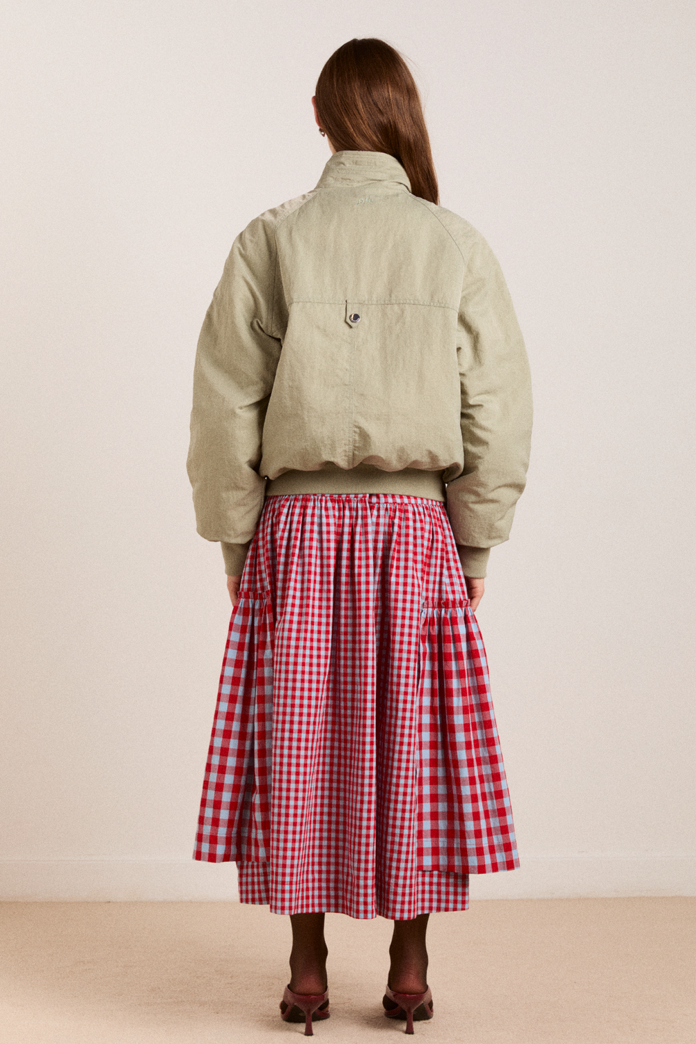 chachi bomber - pale aqua