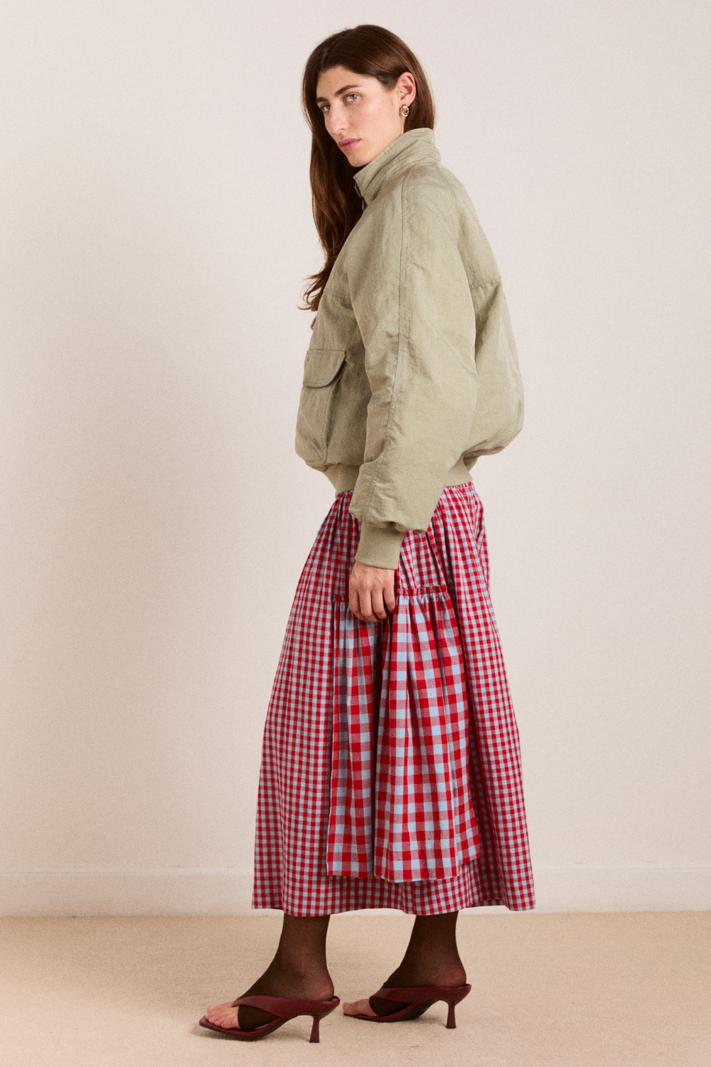 chachi bomber - pale aqua