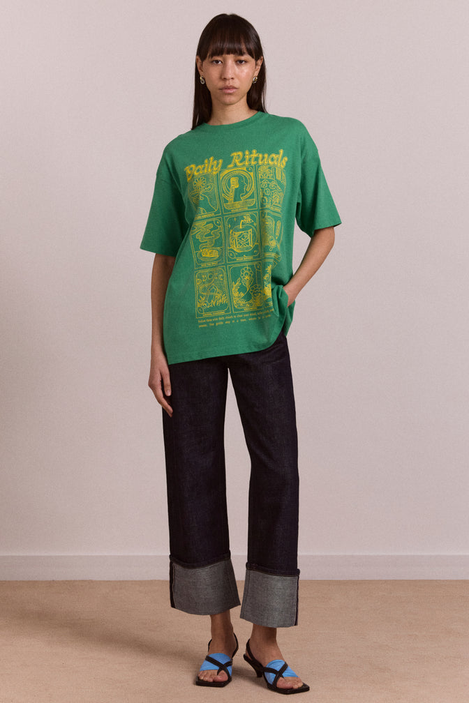 daily rituals graphic tee - green