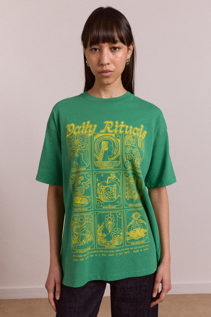 daily rituals graphic tee - green