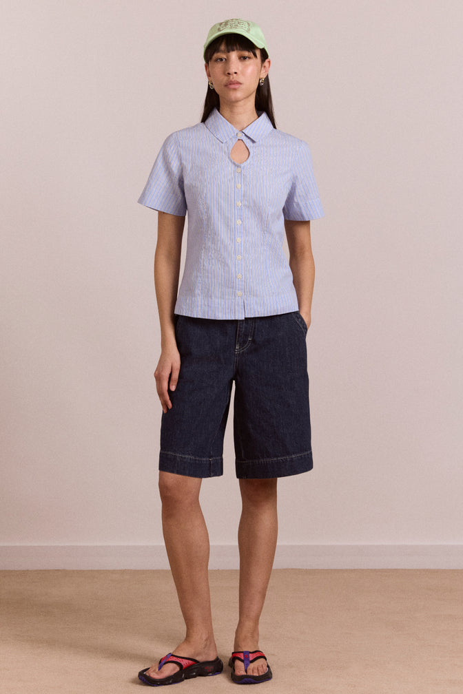 ebba shirt - mini blue stripe