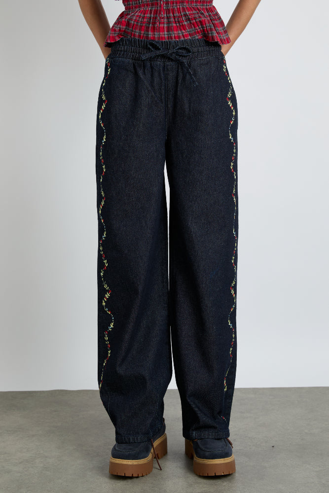 Rafe Jeans - Embroidered Floral