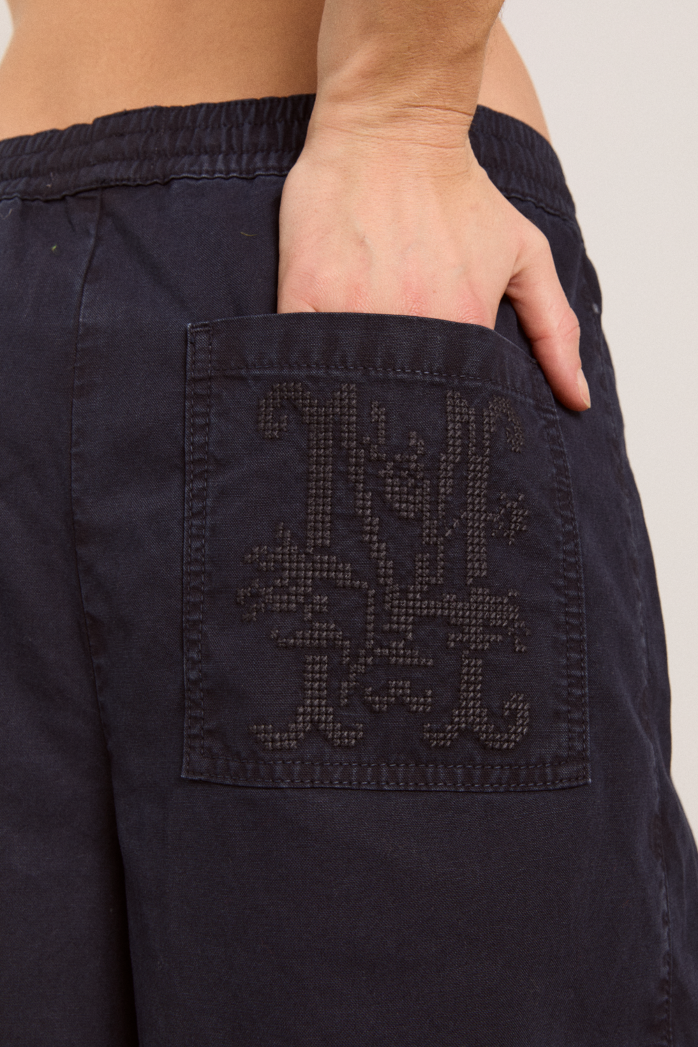 felix twill trouser - navy