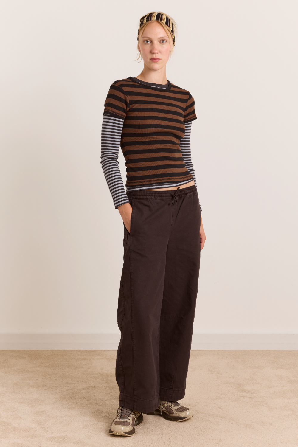 Felix Twill Trouser - Washed Black