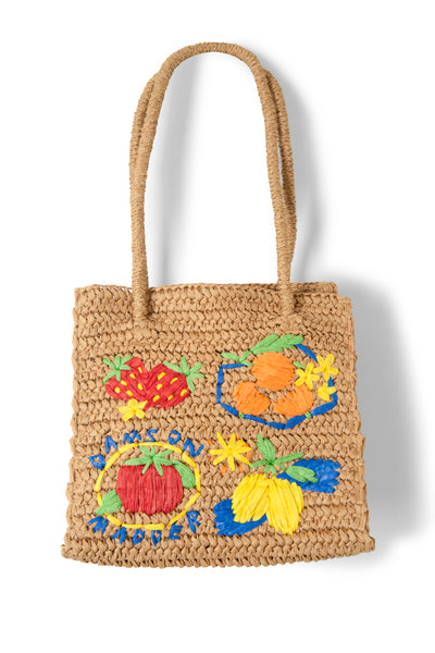 straw fruity bag