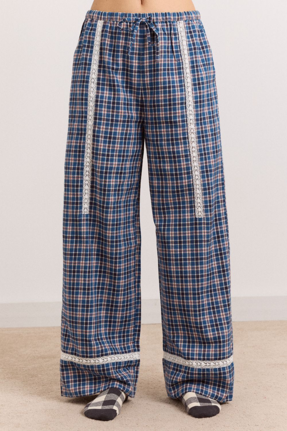 Hartle Flannel Pyjama Set  -  Boysie Blue Check