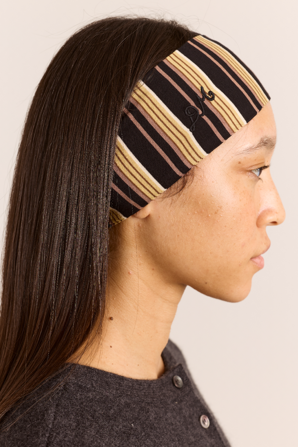 Stripe Headband - Chestnut Stripe