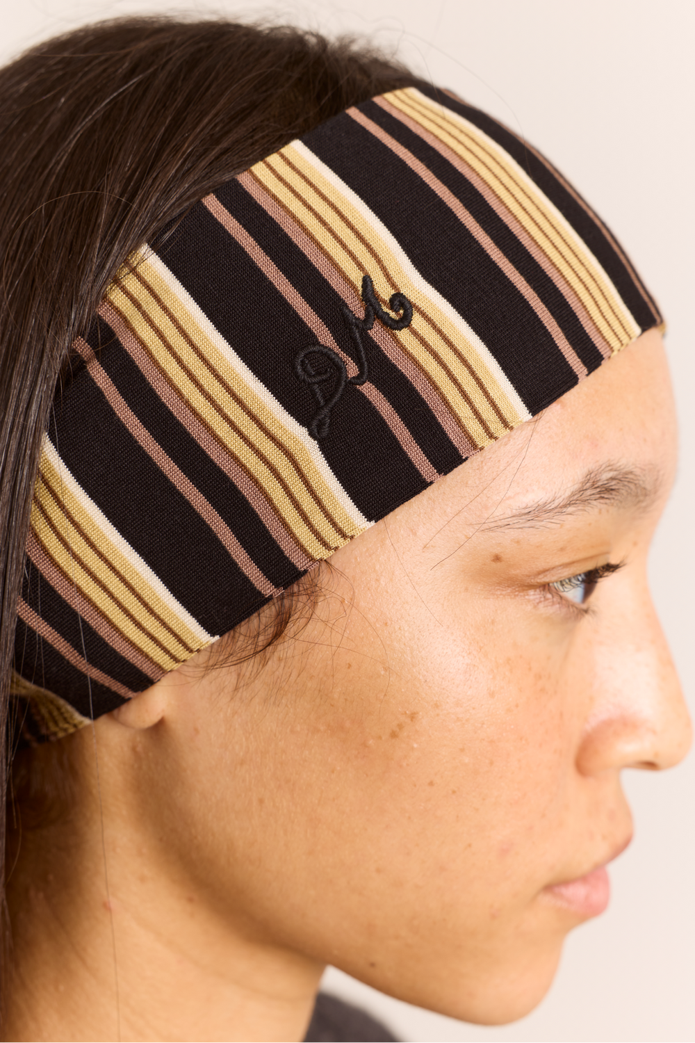 Stripe Headband - Chestnut Stripe
