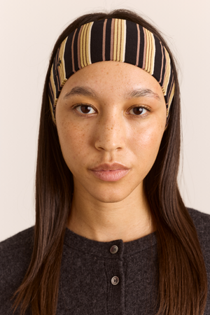 Stripe Headband - Chestnut Stripe