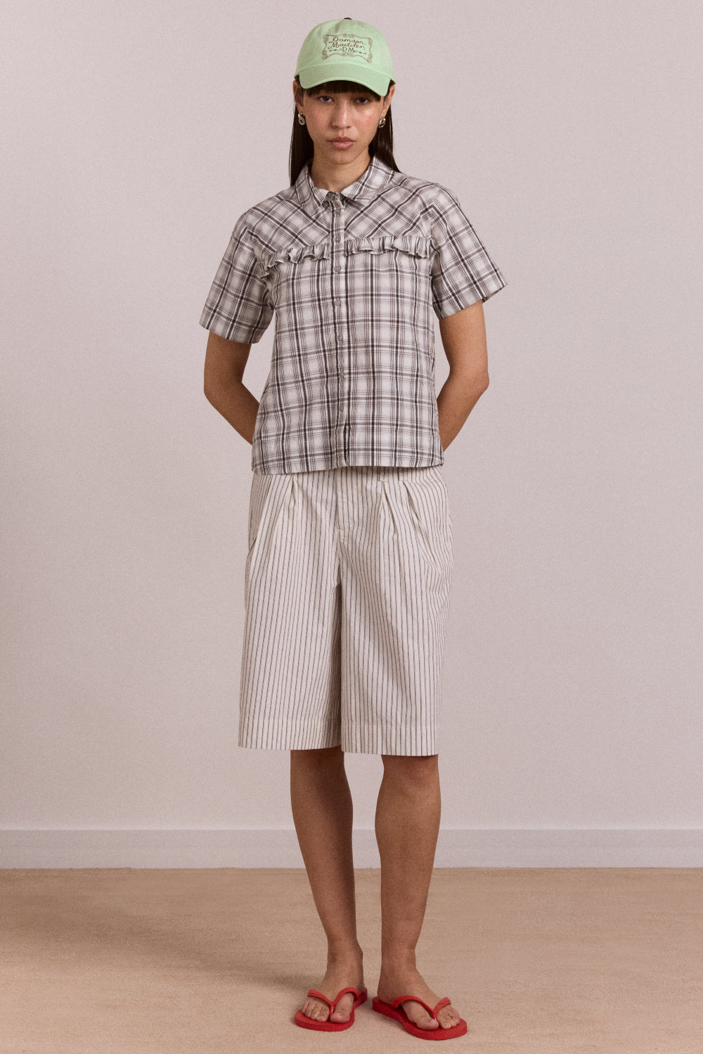 Check Blouses: Ruffle Blouses & Shirts | Damson Madder