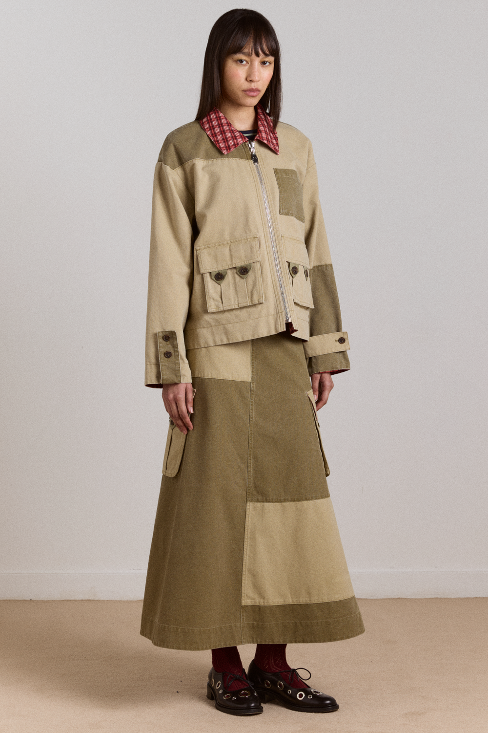 marcelle reversible barn jacket