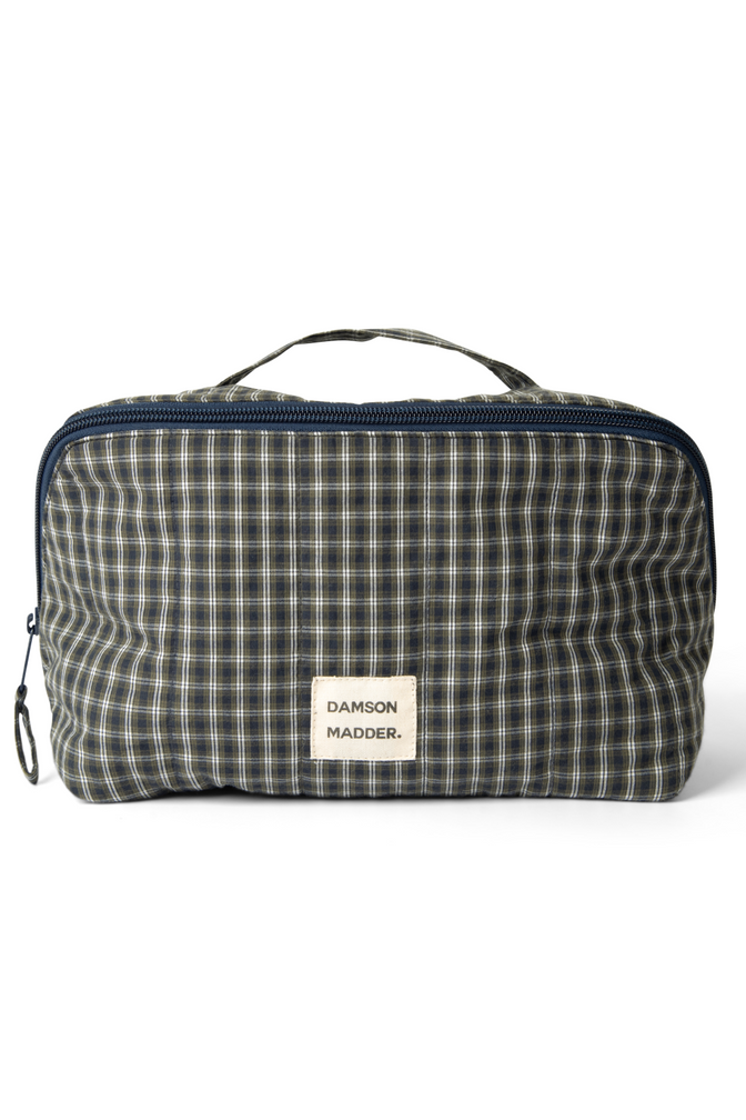 Large Wash Bag - Lyra Check