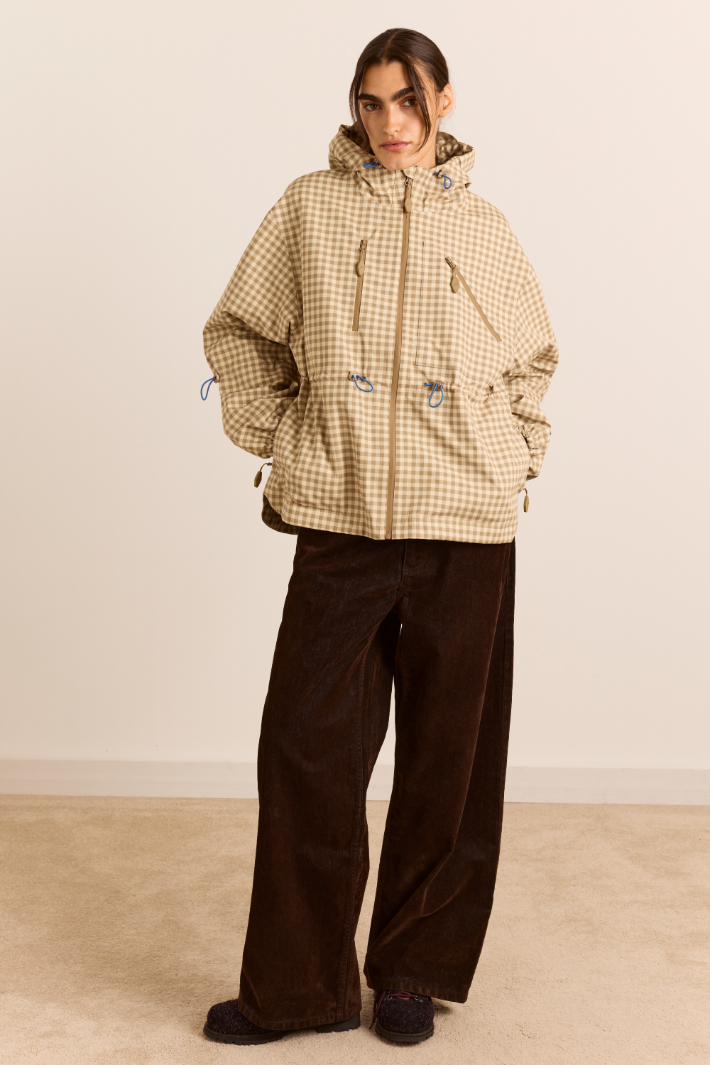 Matilda Waterproof Raincoat - Gingham
