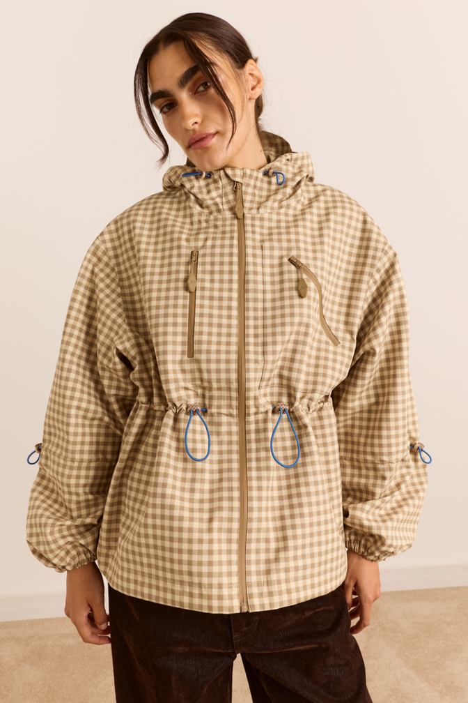 Matilda Waterproof Raincoat - Gingham