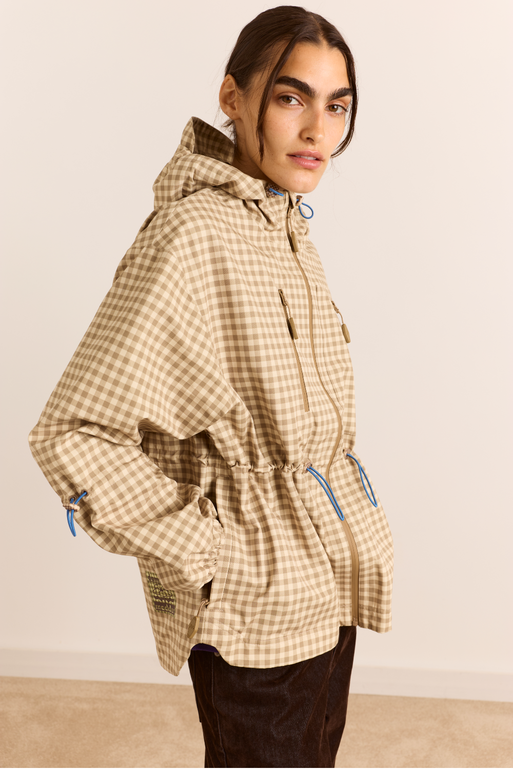 Matilda Waterproof Raincoat - Gingham