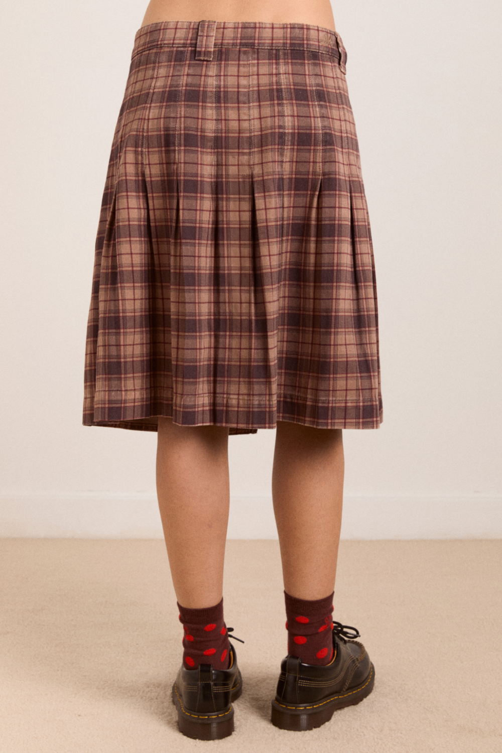 matty kilt - tan check