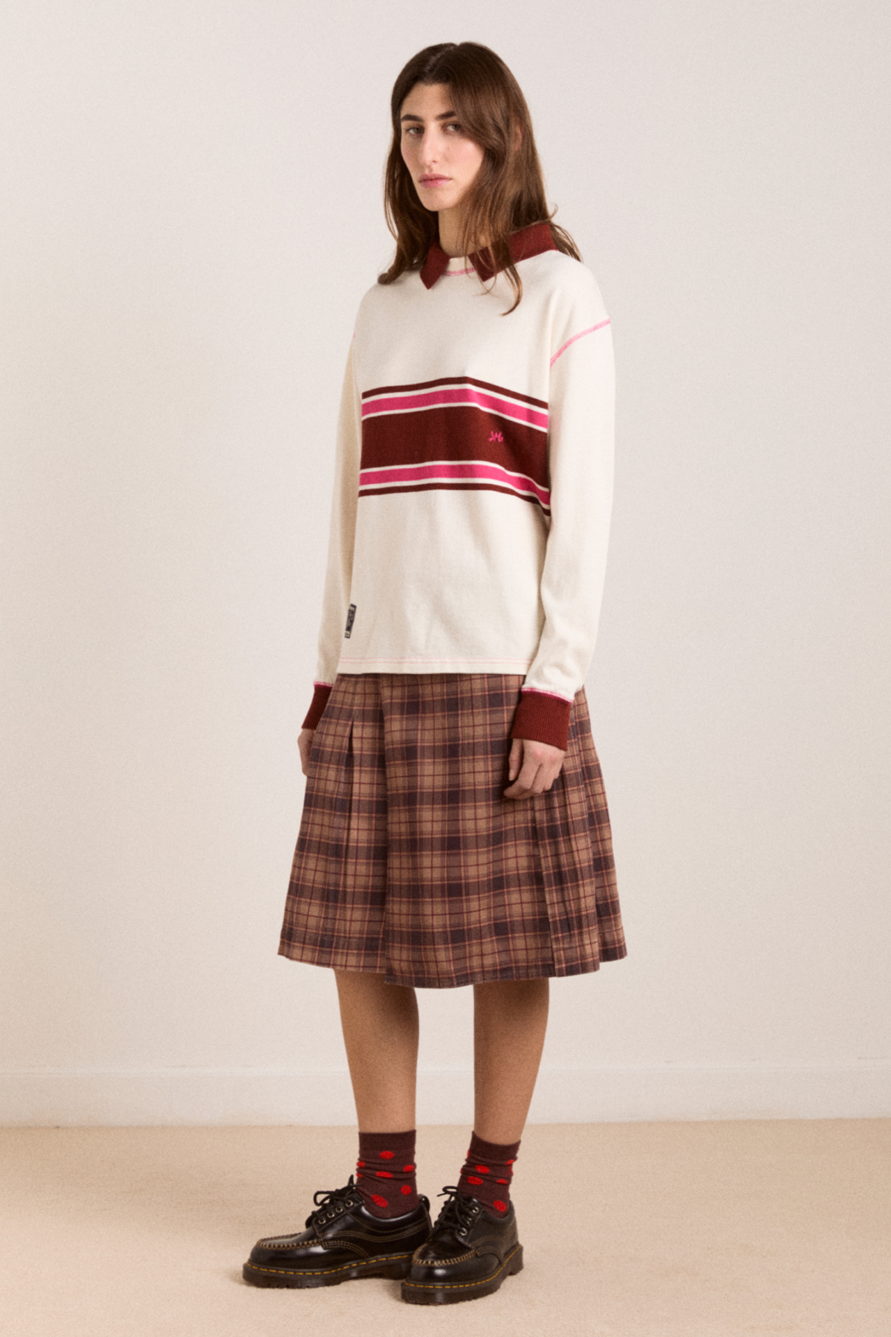 matty kilt - tan check – Damson Madder