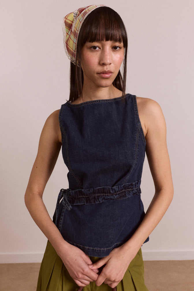 maxime top - dark indigo