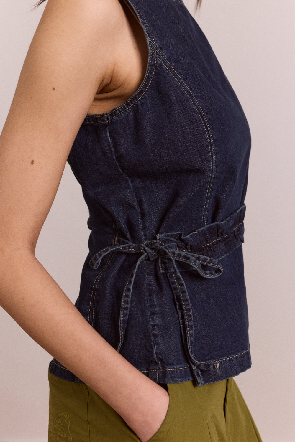 Maxime Top - Dark Indigo – Damson Madder