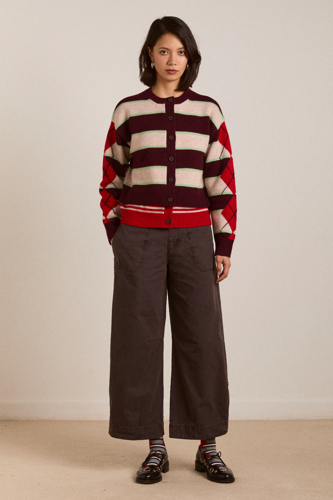 Mika Twill Trouser - Charcoal