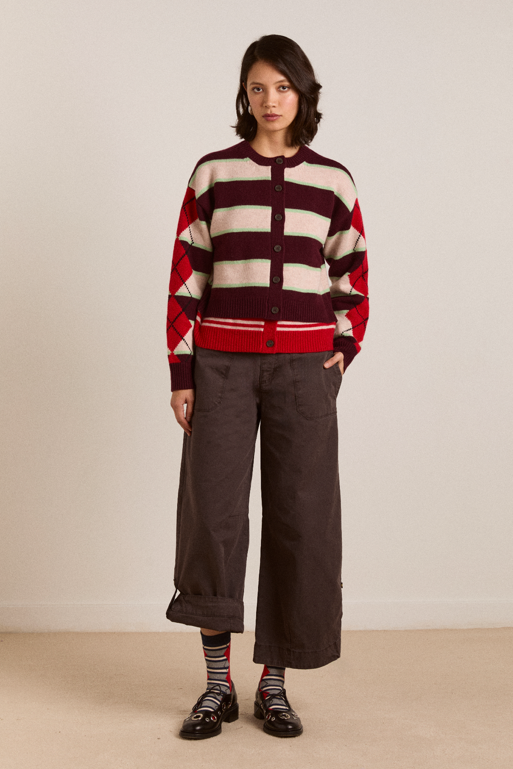 Mika Twill Trouser - Charcoal