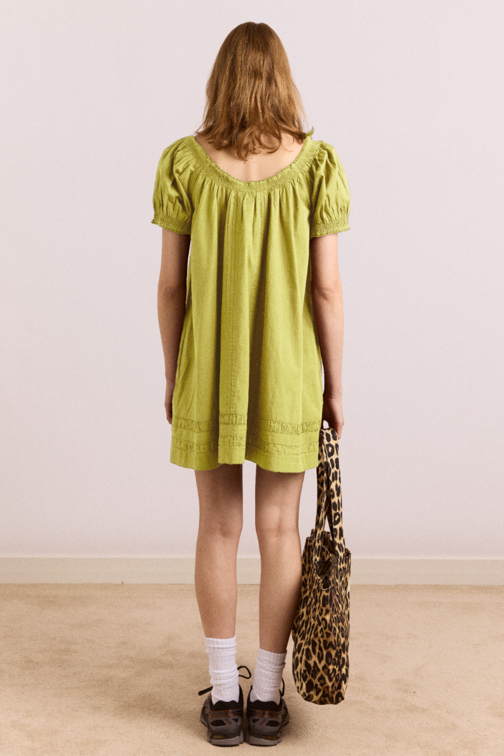 Noemie Mini Dress - Celery
