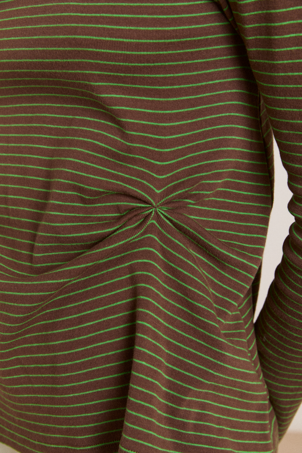 raelynn tee - green stripe