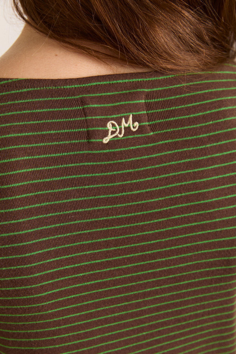 raelynn tee - green stripe
