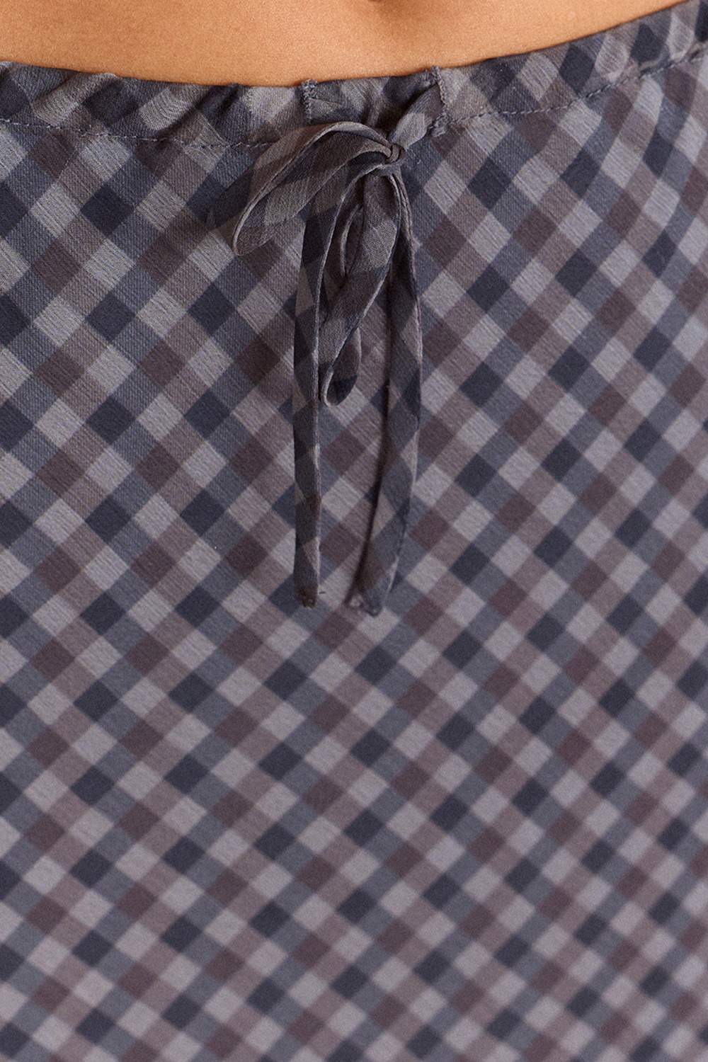 Rida Skirt - Sheer Willow Gingham