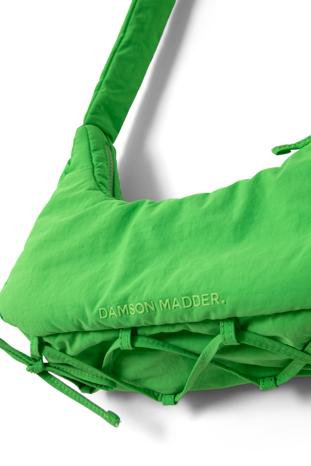 puffy saz bag - green