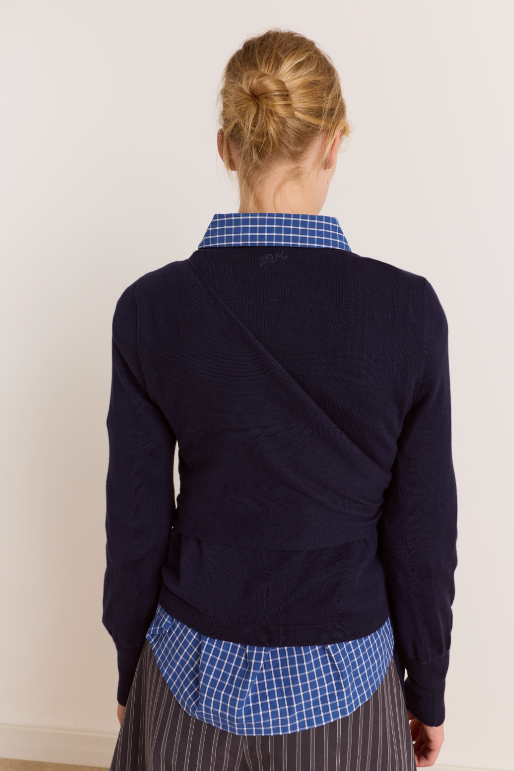 Venna Wrap Cardigan - Navy