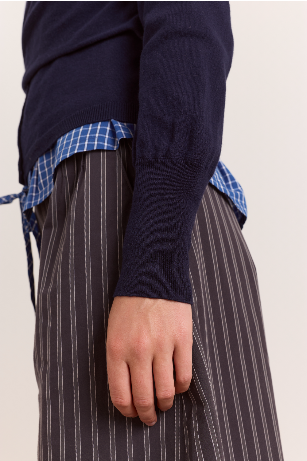 Venna Wrap Cardigan - Navy