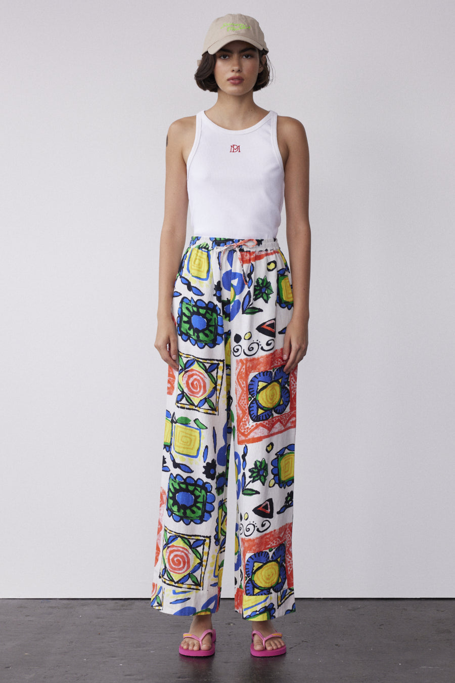 CLO TROUSER ABSTRACT PRINT