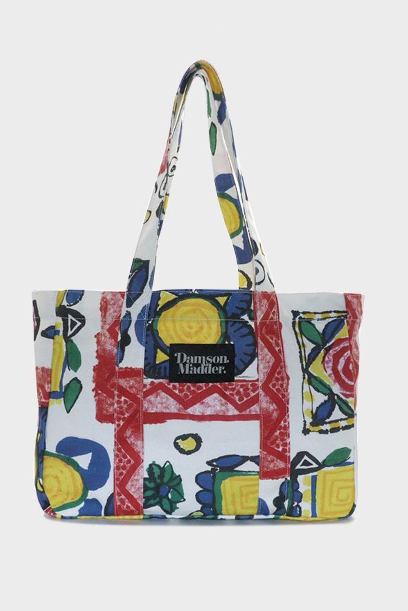 OVERSIZED TOTE IN ABSTRACT PRINT