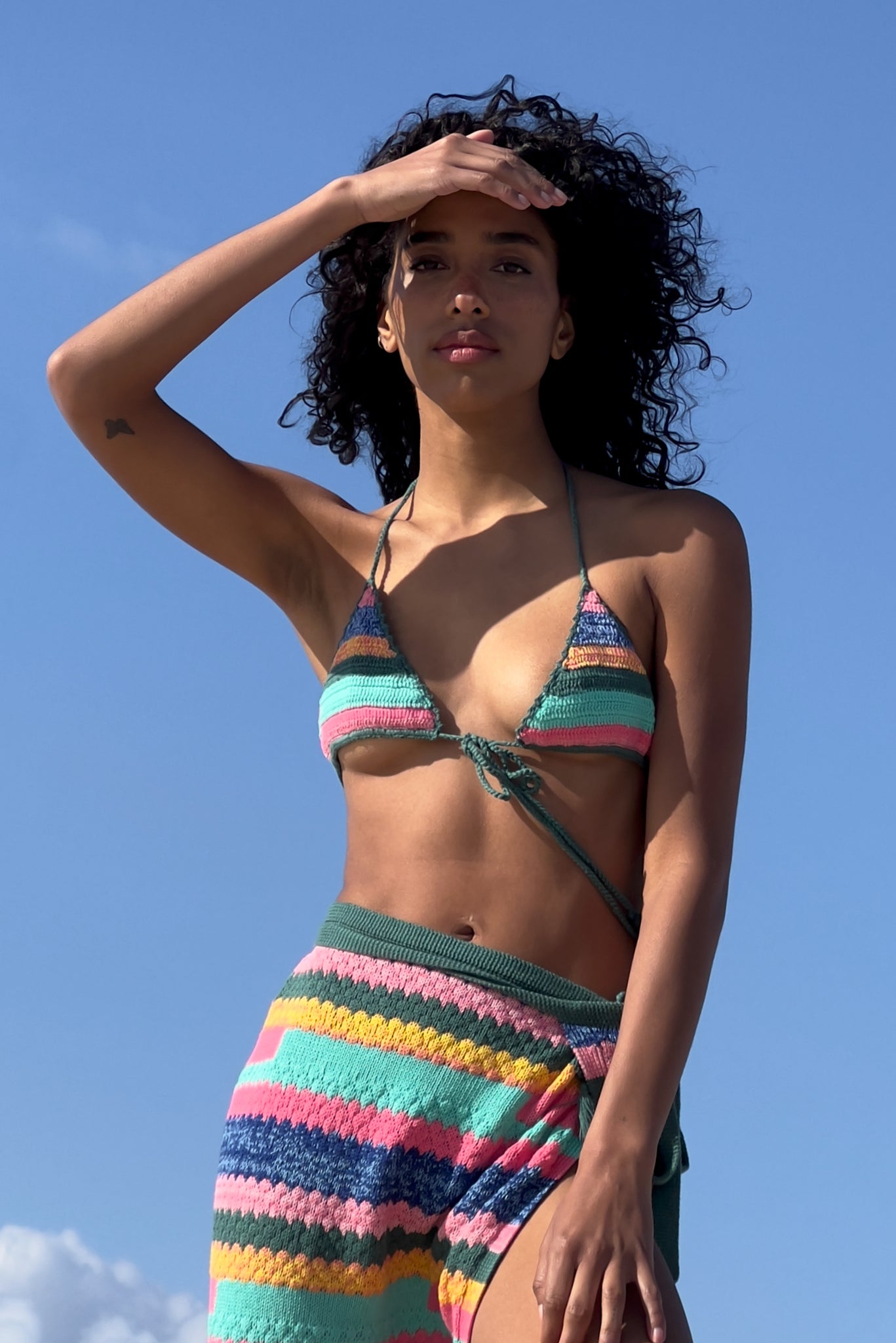 naia crochet bikini top